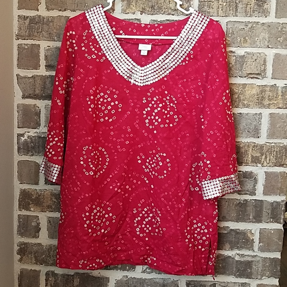 💥🎪❤Calypso St. Barth Sequins Top
